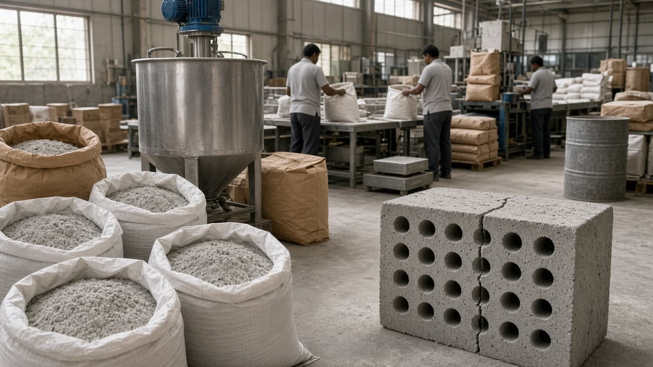 Crackstone non-explosive demolition powder manufacturing