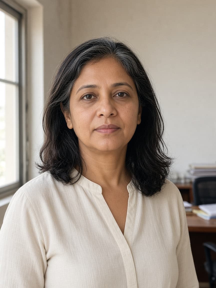 Sunita Sharma, runs Finance & administration